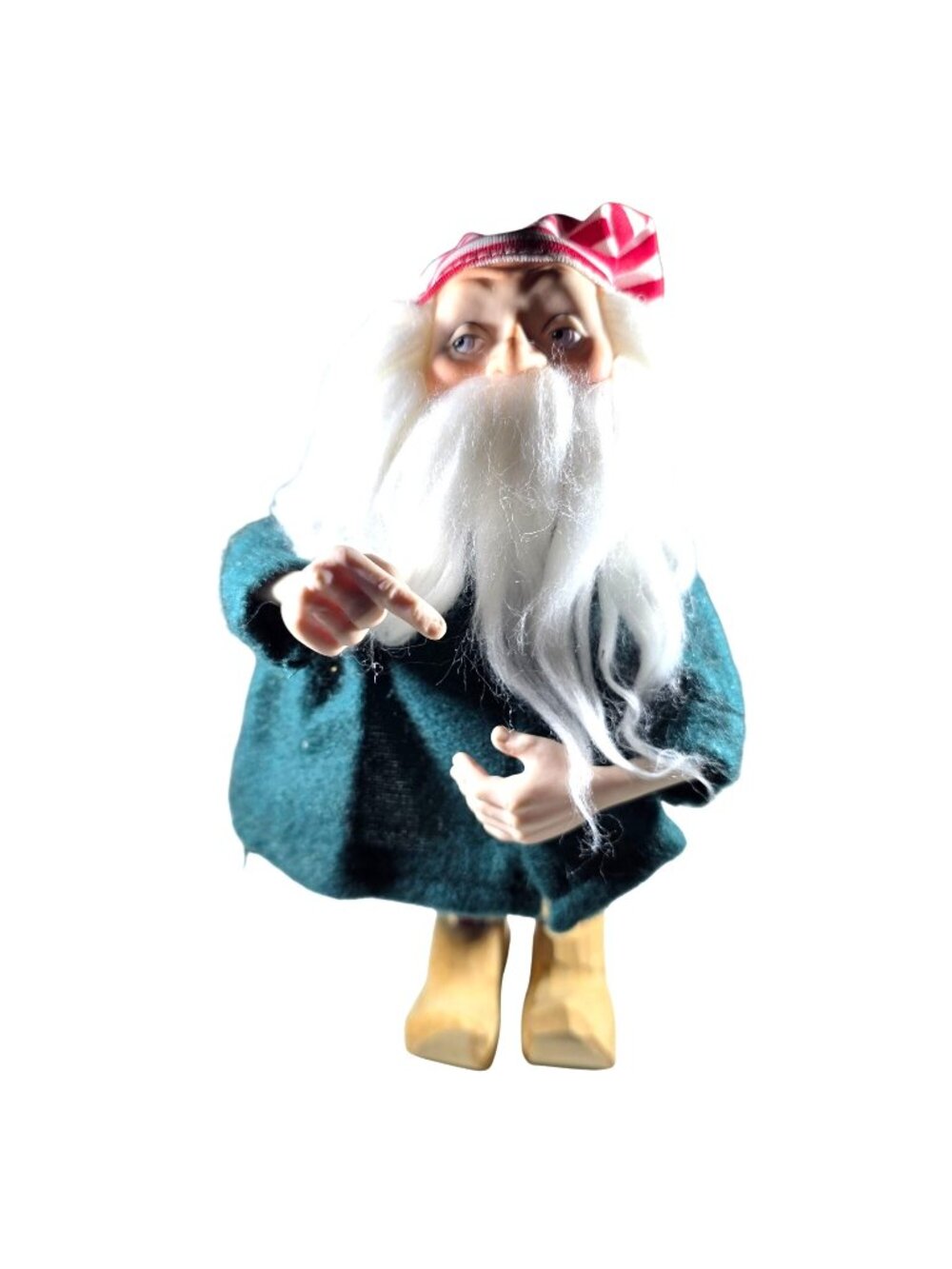 Dept 56 Elf Figurine Mistleberry Striped Hat Wooden Shoes Christmas holiday